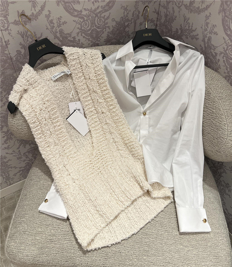 D10r chunky knit sleeveless vest replica d&g clothing