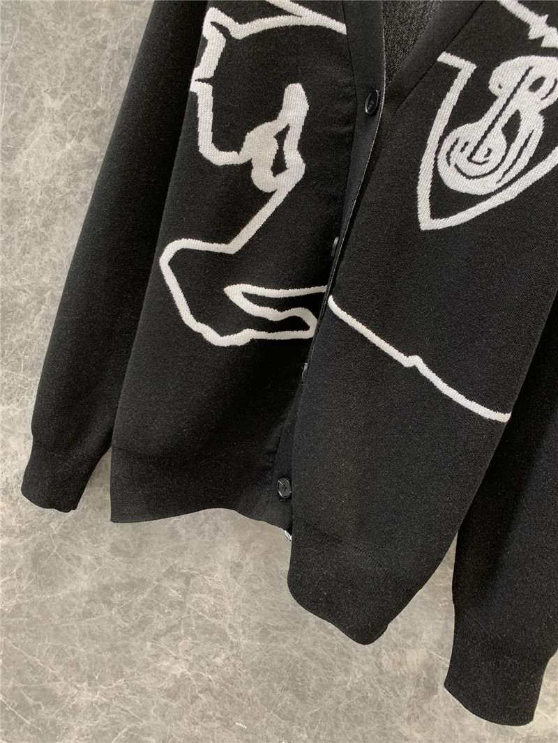 Bv*b*rry single-breasted v-neck knitted cardigan replicas clothes