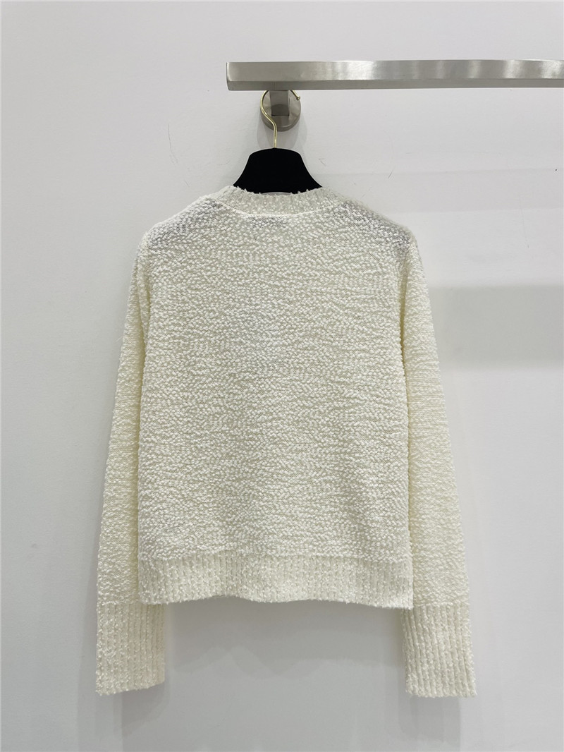 D10r wool pom pom cardigan replica designer clothes