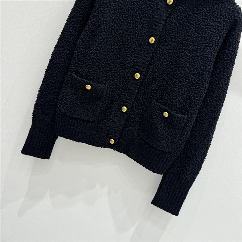 D10r wool pom pom cardigan replica designer clothes