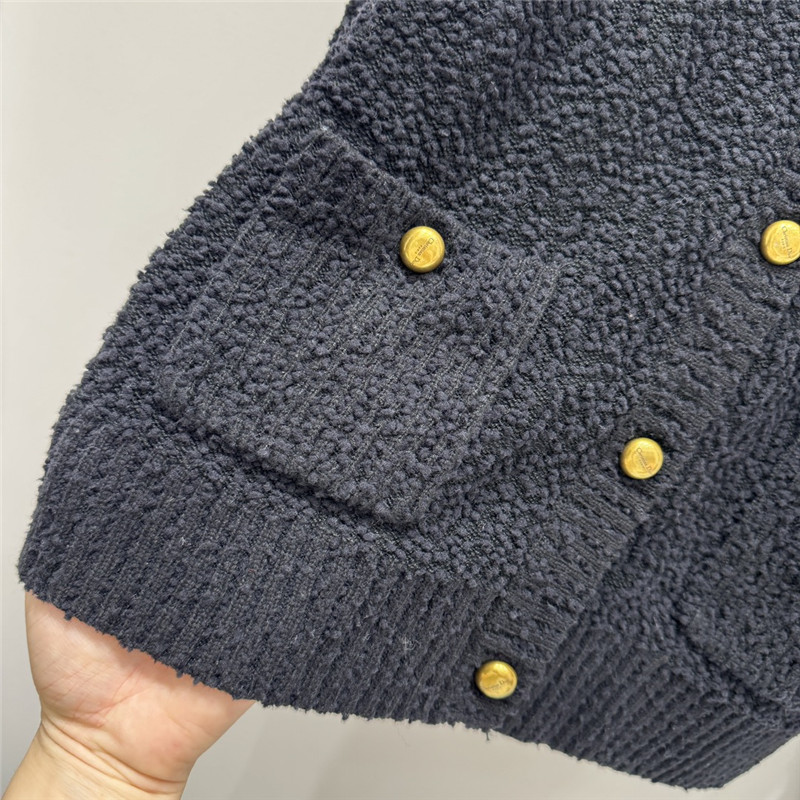 D10r wool pom pom cardigan replica designer clothes