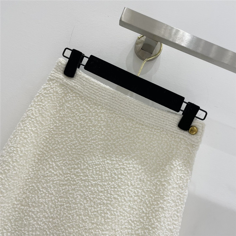 D10r wool pom pom skirt replica d&g clothing