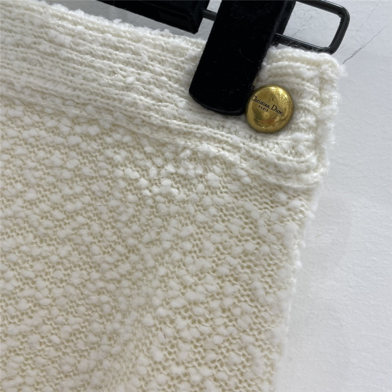 D10r wool pom pom skirt replica d&g clothing