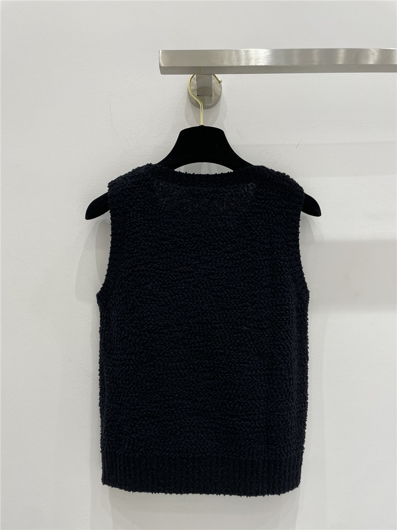 D10r wool pom pom vest replica clothing sites