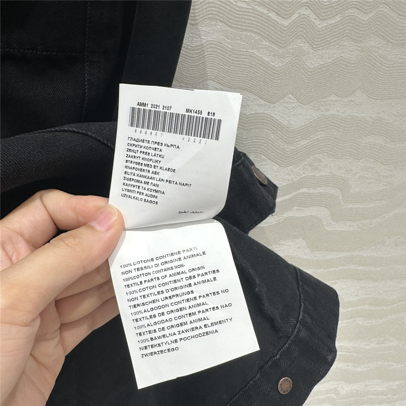 Pra*a black functional long vest replica clothing sites