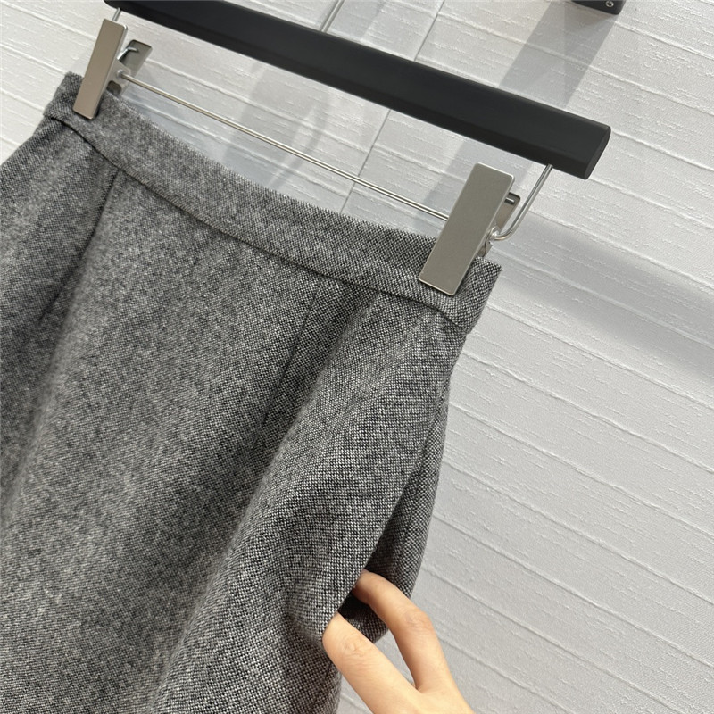 D10r grey long skirt replica d&g clothing