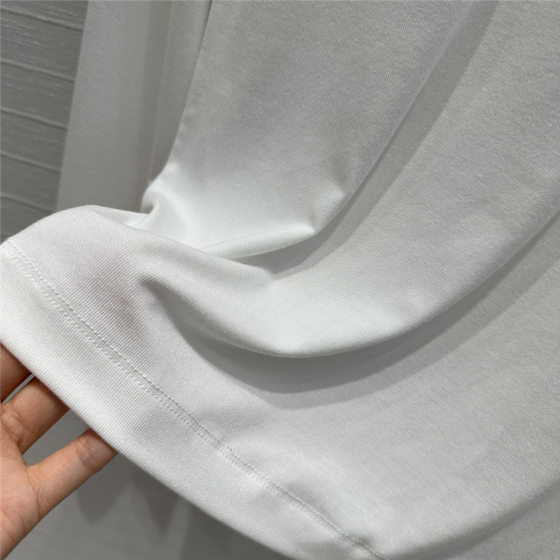 L0ew* knot embroidered bottoming shirt replica clothing