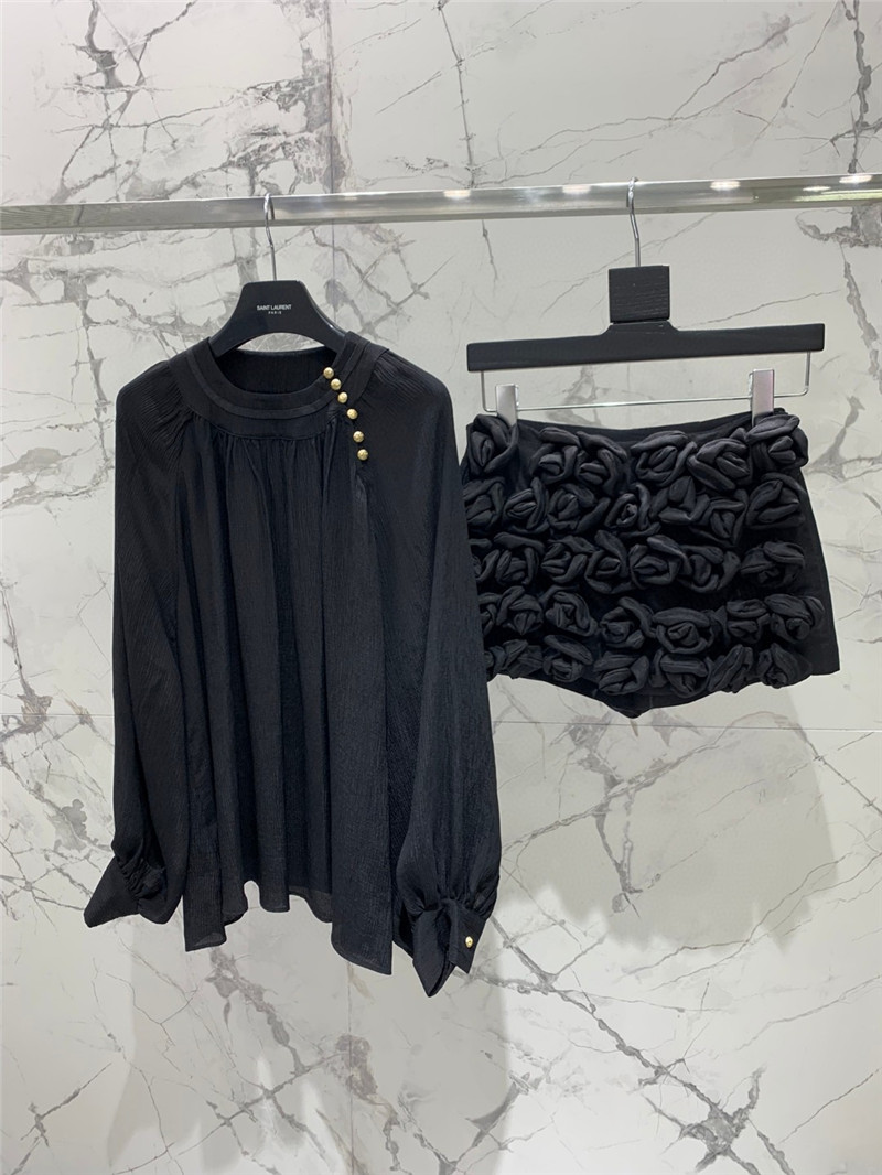 Balmain new loose-fitting cupro shirt replica clothes