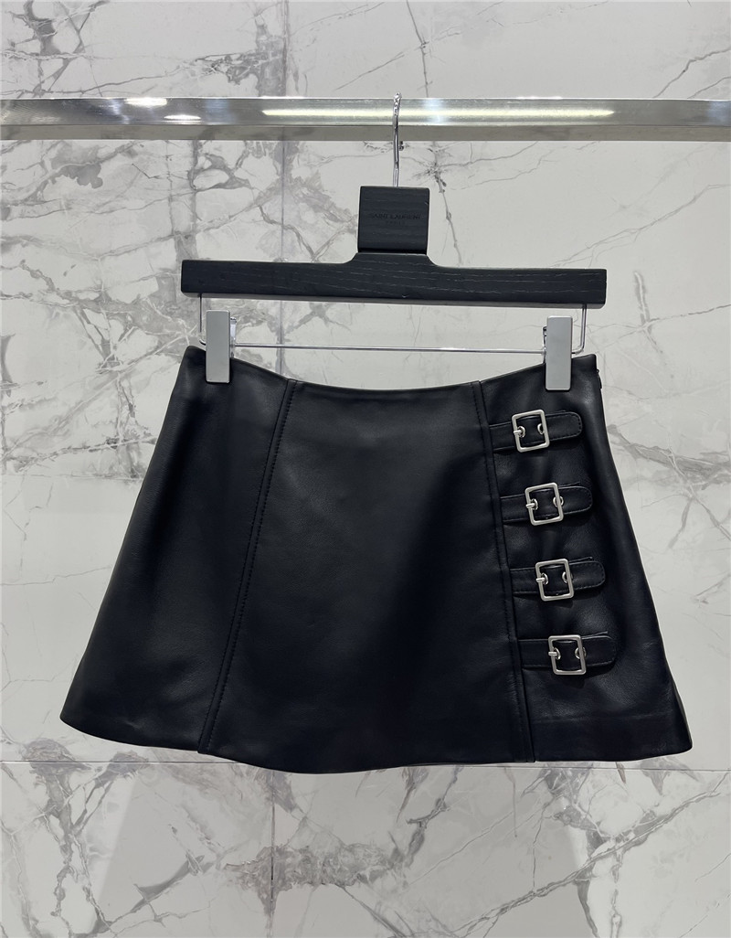 Y51 versatile leather skirt replica clothes