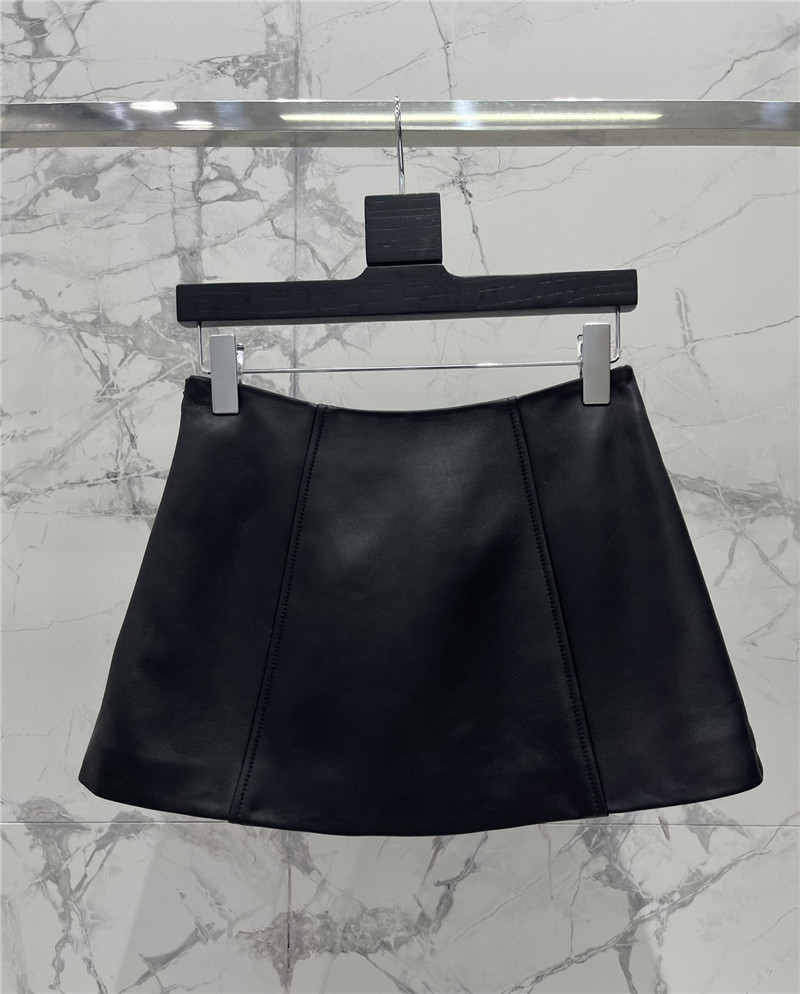 Y51 versatile leather skirt replica clothes