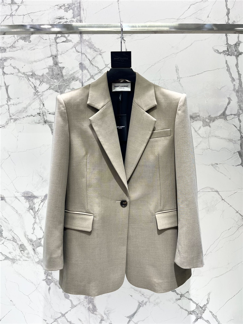 Y51 loose beige single-button suit replica clothes