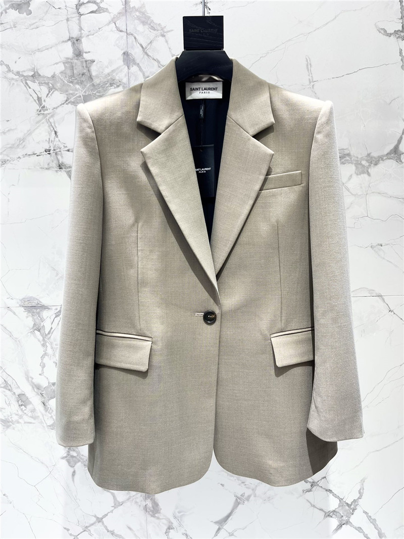 Y51 loose beige single-button suit replica clothes