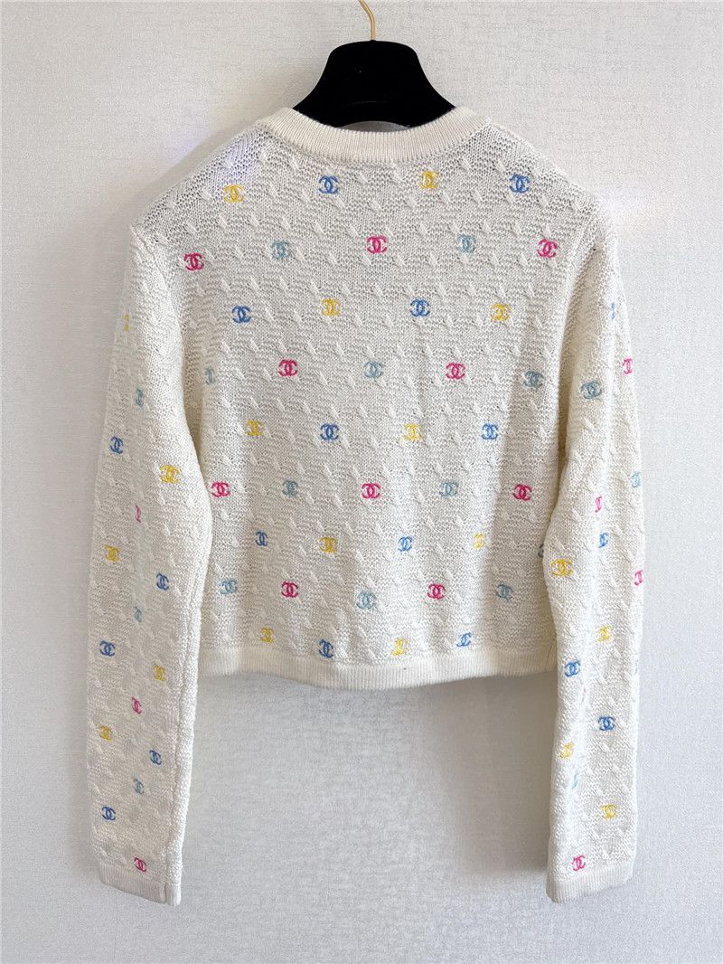 Ch**el crew neck cardigan replica d&g clothing