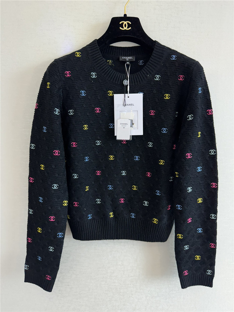 Ch**el round neck long sleeve replica designer clothes