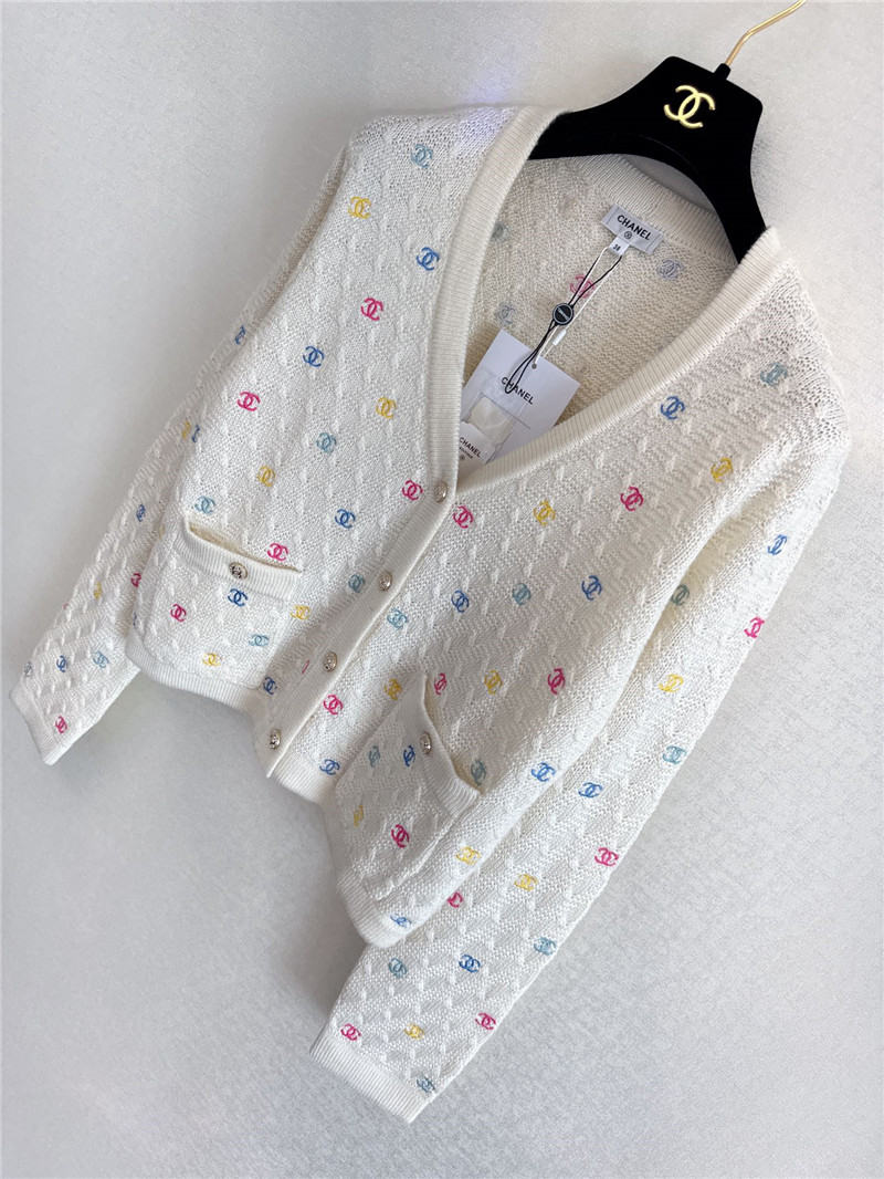 Ch**el v neck cardigan replica d&g clothing