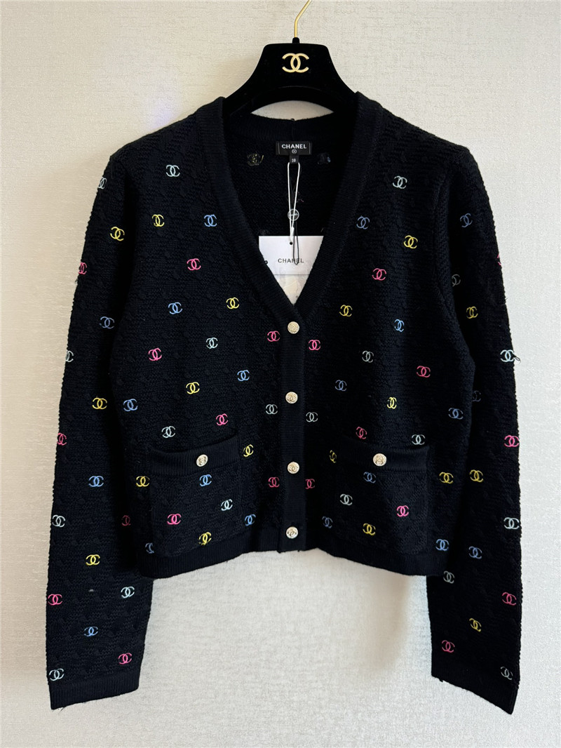 Ch**el v neck cardigan replica d&g clothing