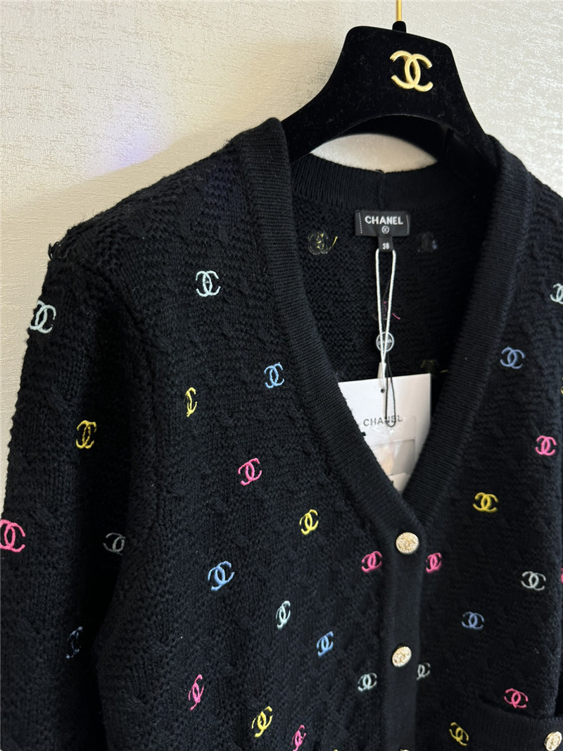 Ch**el v neck cardigan replica d&g clothing