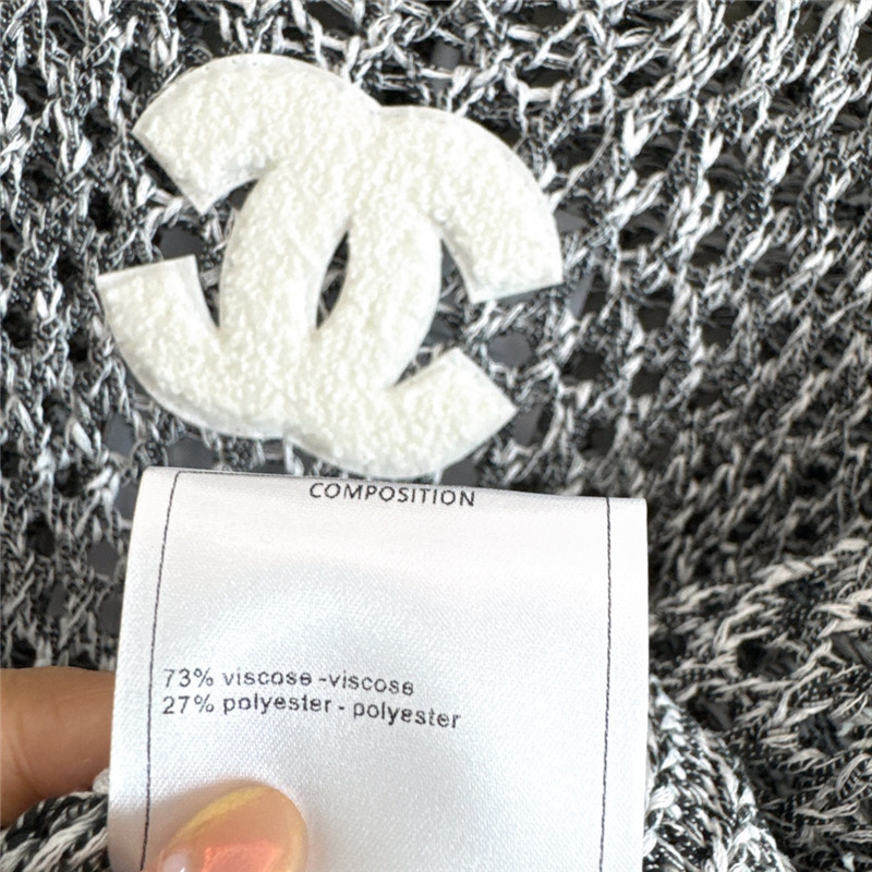 Ch**el new hollow knit short sleeve replica clothing sites