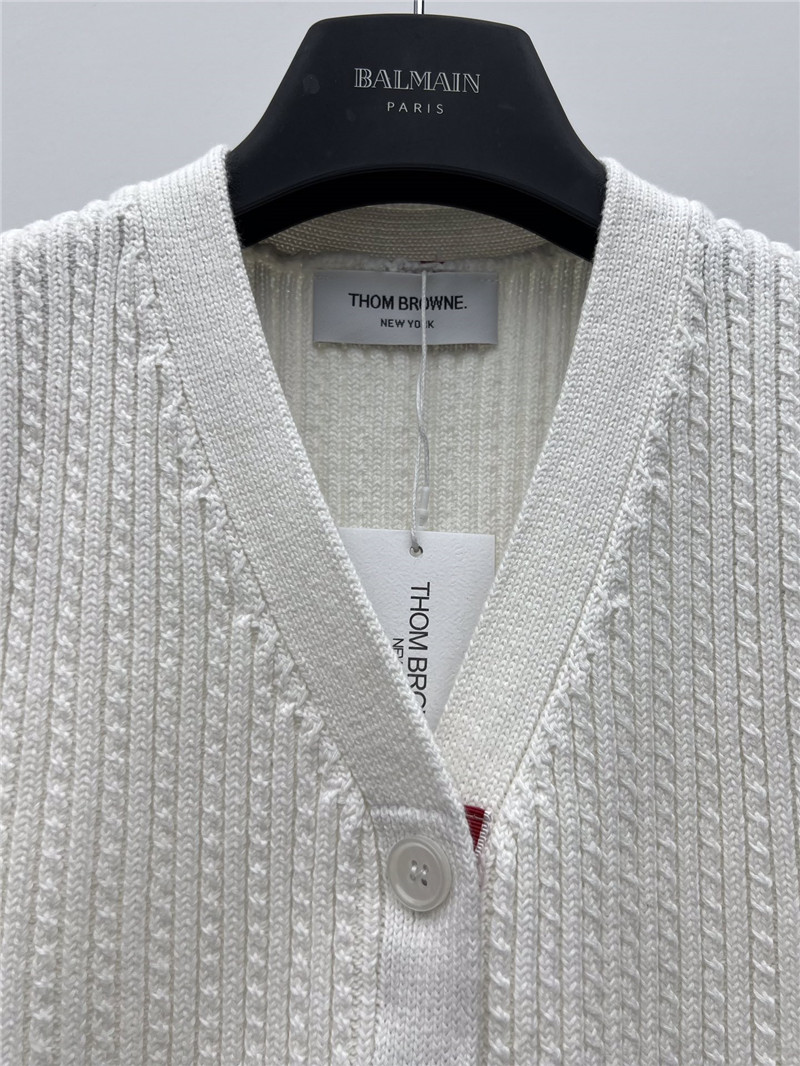 Thom browne V-neck vest replica clothing sites