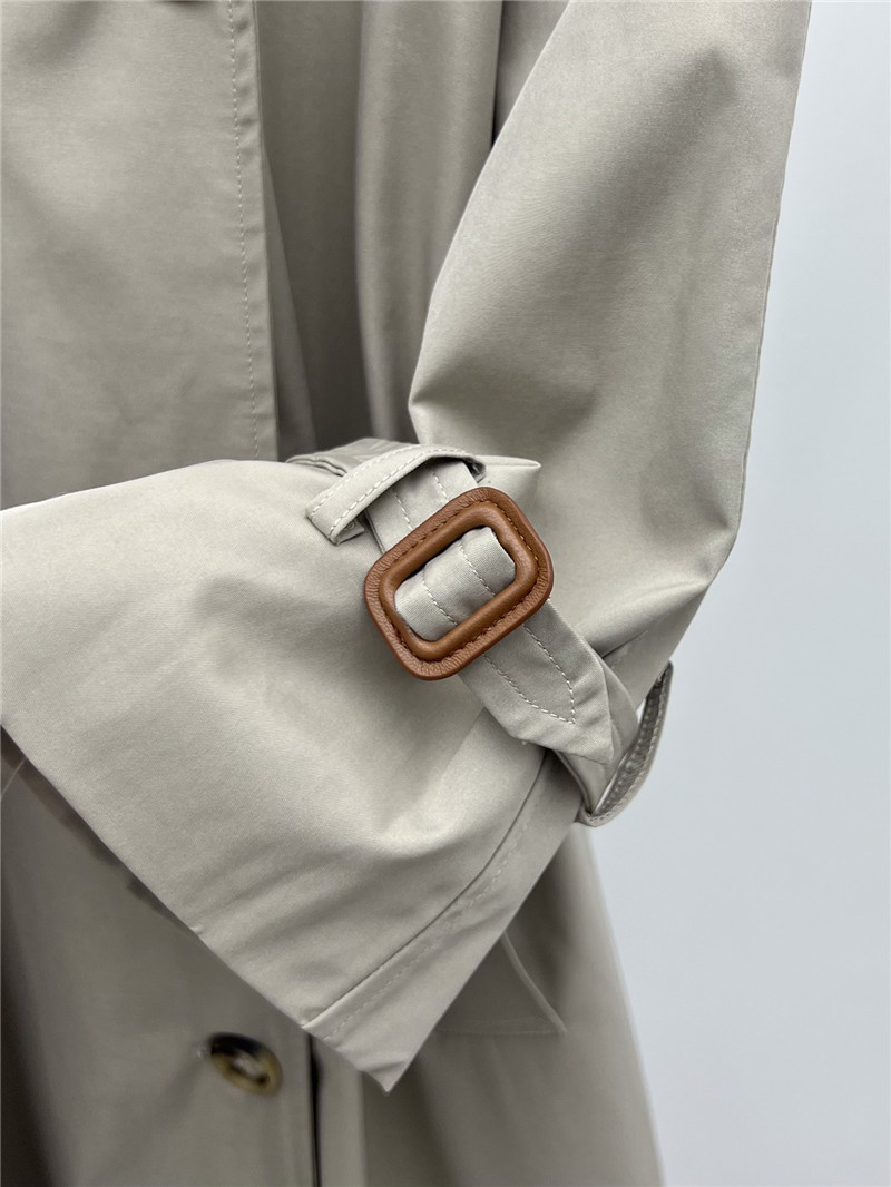 M1um1u double-breasted belted trench coat replica clothing sites