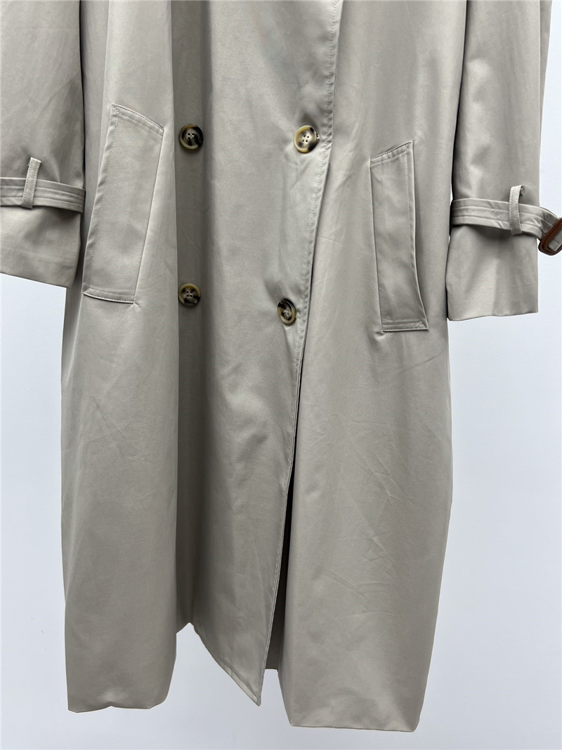 M1um1u double-breasted belted trench coat replica clothing sites
