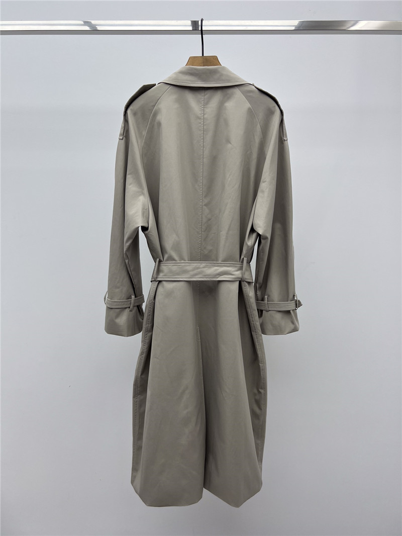 M1um1u double-breasted belted trench coat replica clothing sites