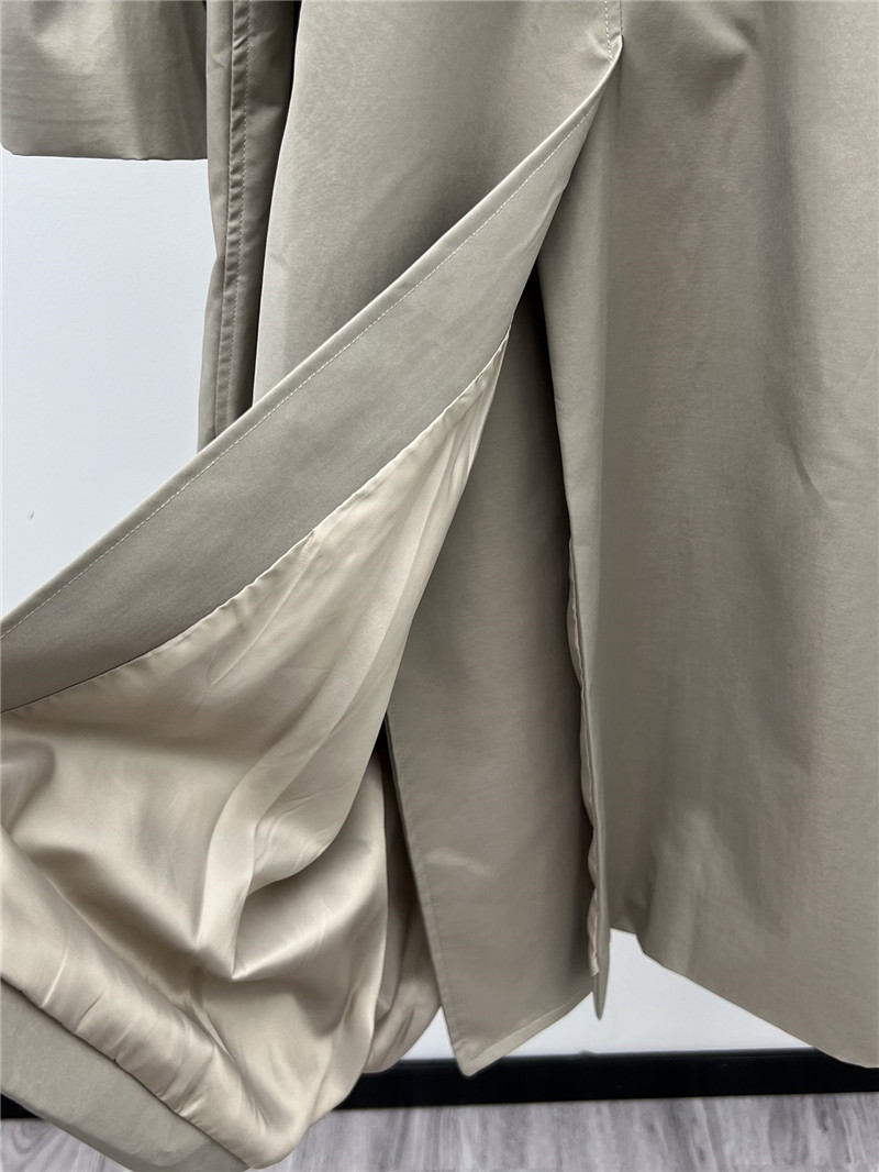 M1um1u double-breasted belted trench coat replica clothing sites