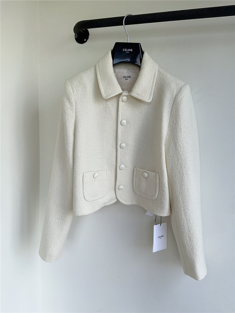 Ce1i*e wool tweed coat replica clothing sites