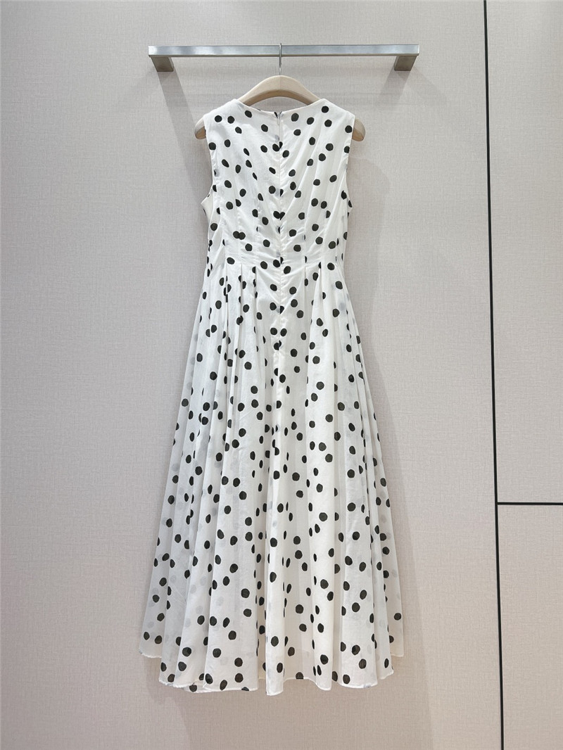 Vanitoo romantic polka dot print dress replicas clothes