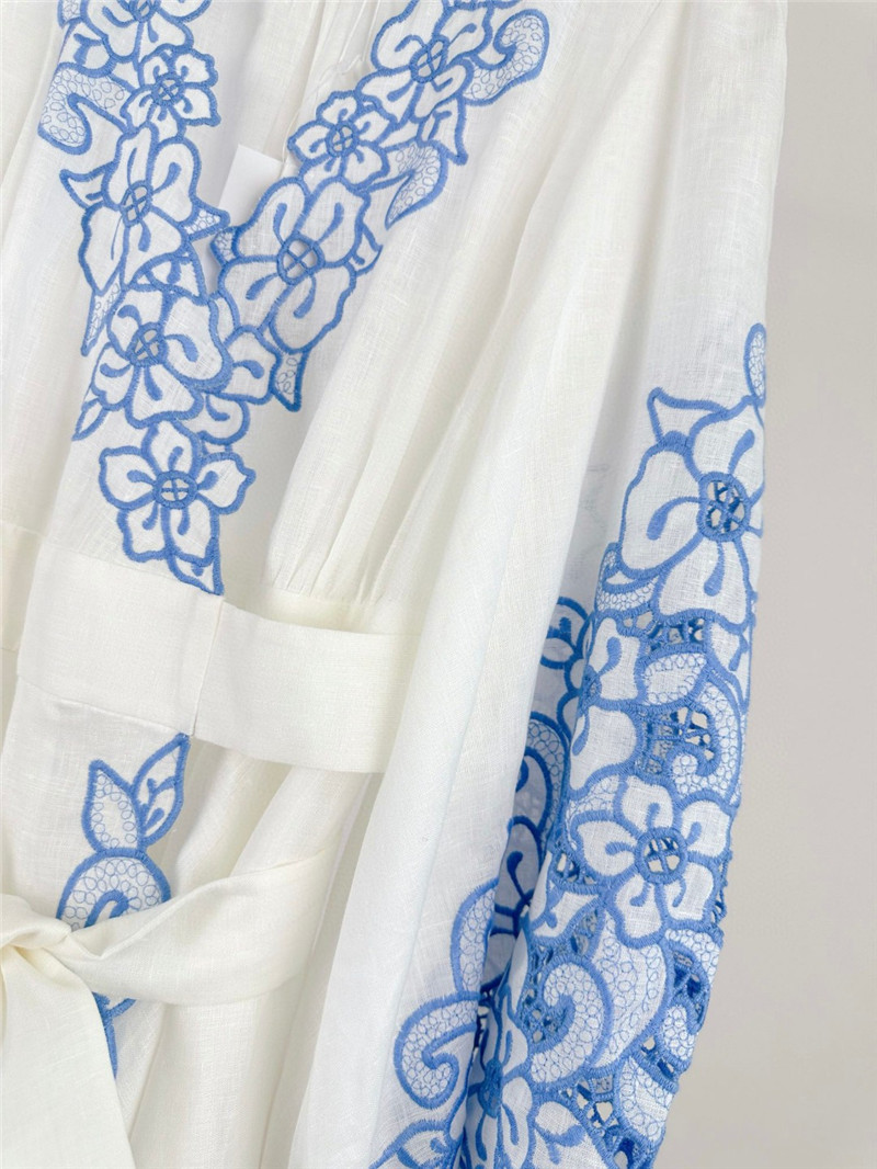 zimm embroidery detail mini dress replica designer clothes