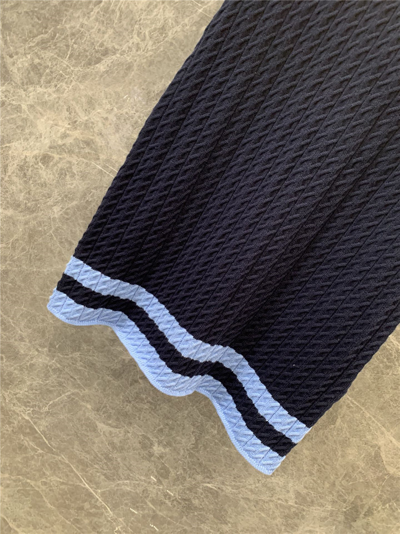 Ch**el double c knitted vest dress replica clothes