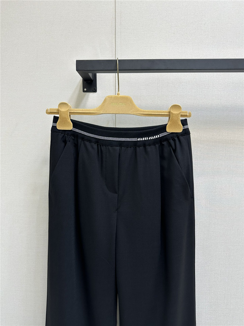 M1um1u high waist wide leg trousers replica clothing sites