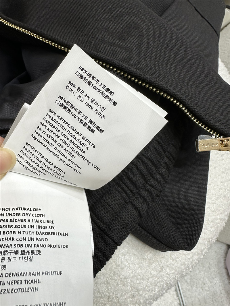 M1um1u small lapel jacket replica d&g clothing