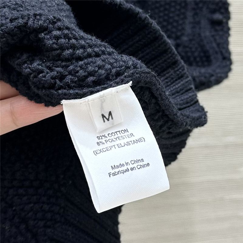 Vanitoo jacquard crochet knitted suit replica clothes