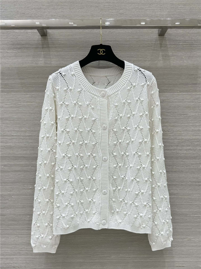 Vanitoo jacquard crochet knitted suit replica clothes