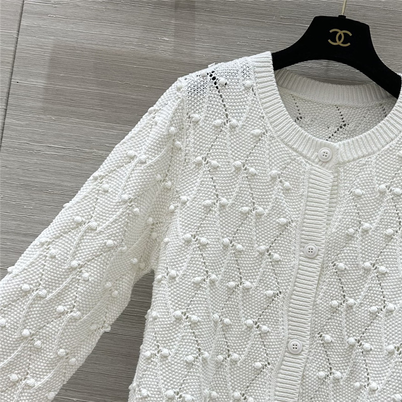 Vanitoo jacquard crochet knitted suit replica clothes