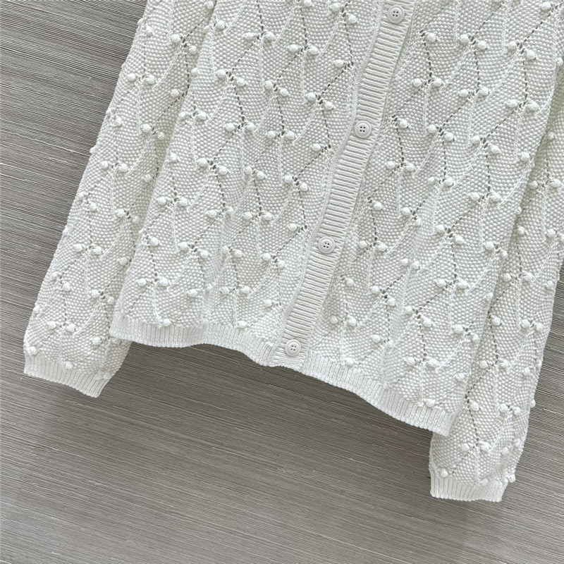 Vanitoo jacquard crochet knitted suit replica clothes