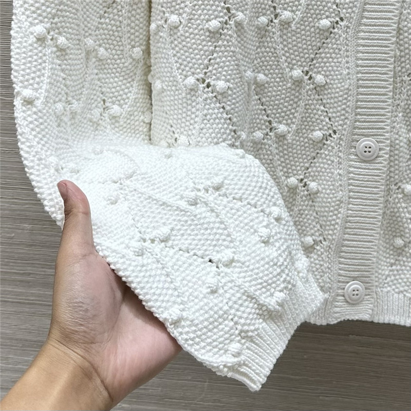 Vanitoo jacquard crochet knitted suit replica clothes