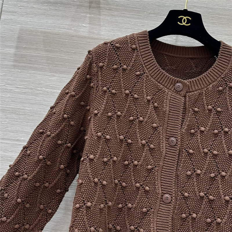 Vanitoo jacquard crochet knitted suit replica clothes