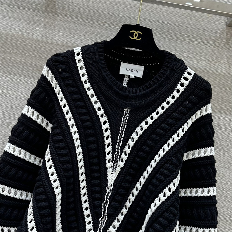 Ba&sh striped lazy sweater replica d&g clothing