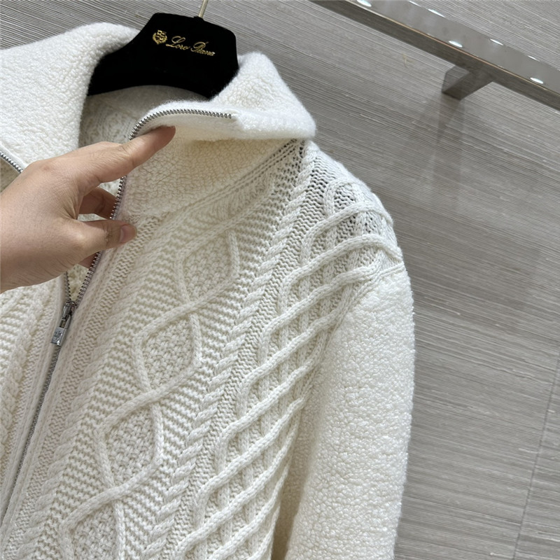 L0r0 P1ana small lapel cashmere coat replica clothing sites