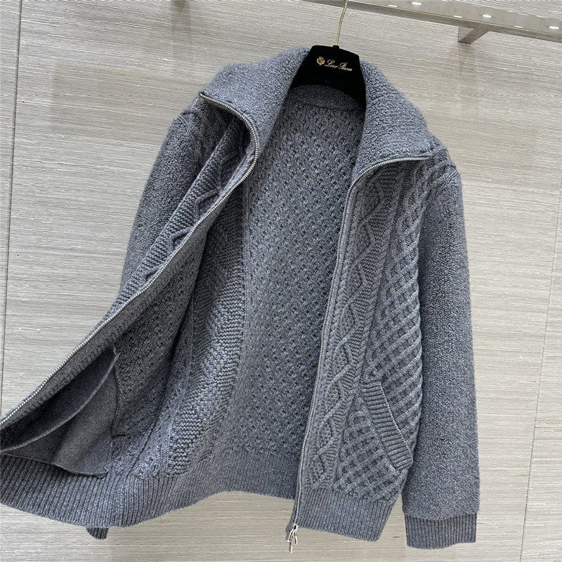 L0r0 P1ana small lapel cashmere coat replica clothing sites