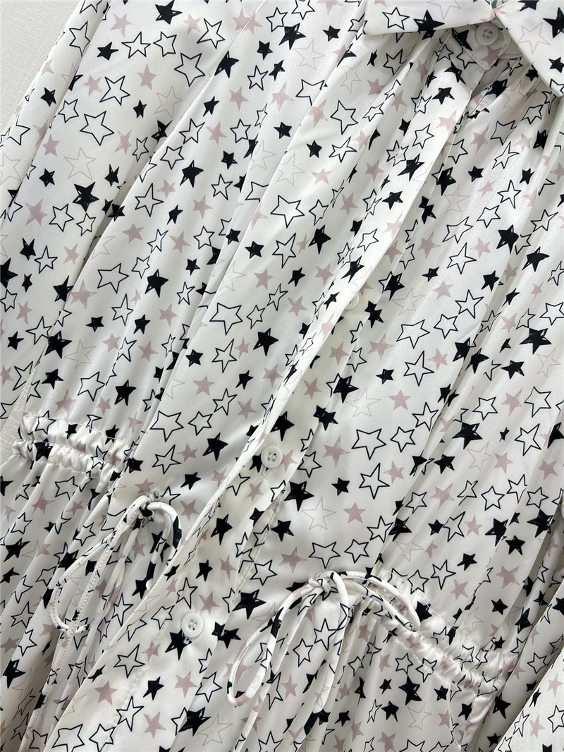 Vanitoo printed long-sleeved dress replica d&g clothing