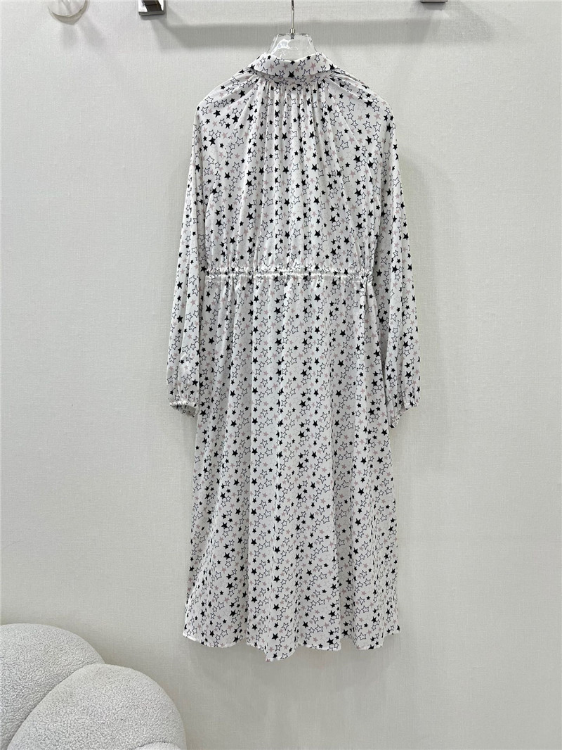 Vanitoo printed long-sleeved dress replica d&g clothing