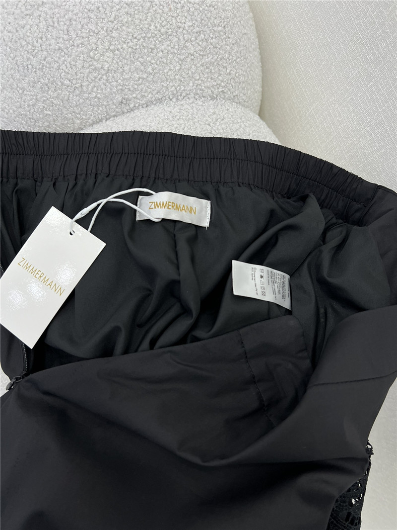 Zimm water-soluble lace patchwork irregular skirt replica clothes