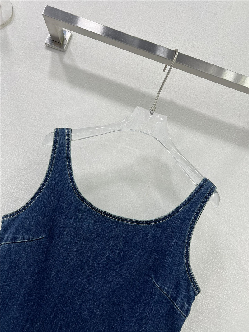 M1um1u new denim vest skirt replica clothes
