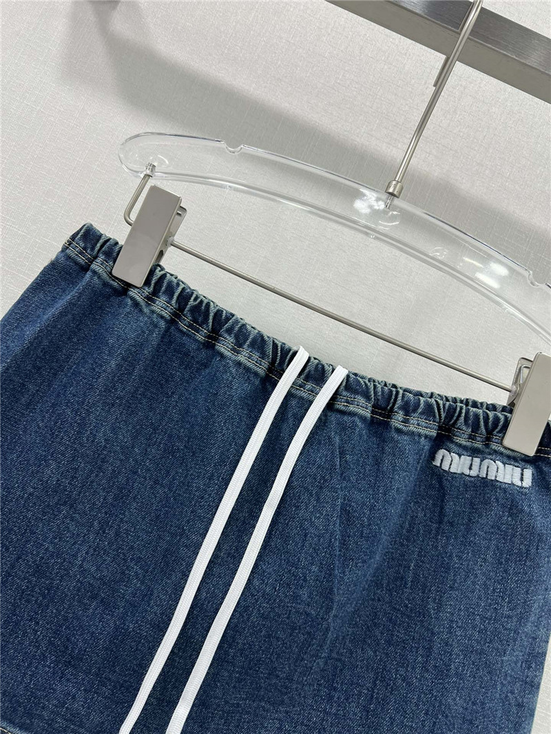 M1um1u new denim skirt replica designer clothes