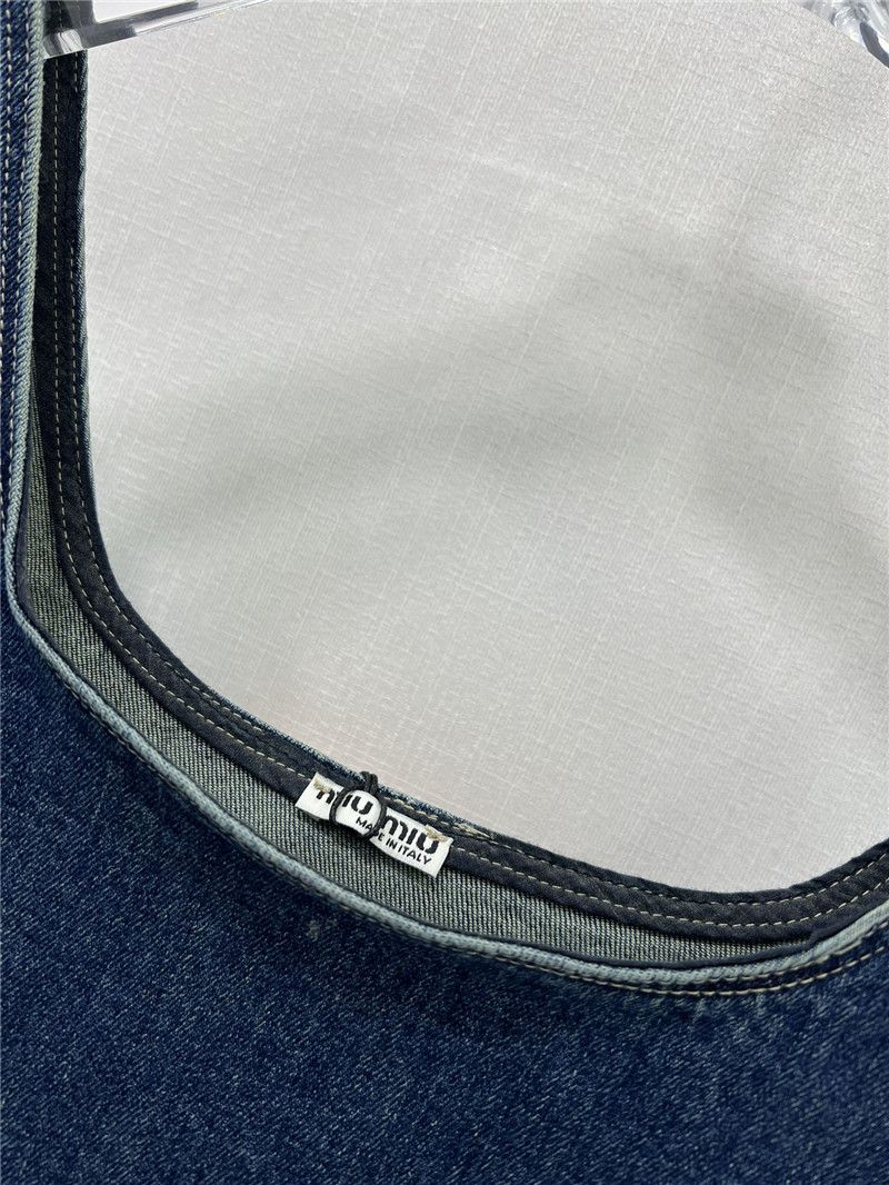 M1um1u layered vest replica d&g clothing