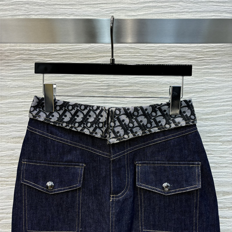 D10r denim maxi skirt replica designer clothes