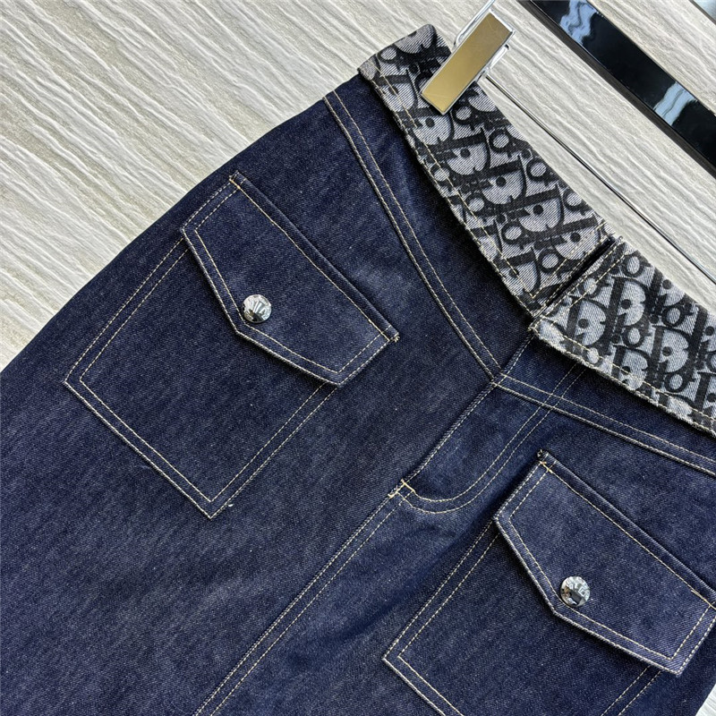 D10r denim maxi skirt replica designer clothes